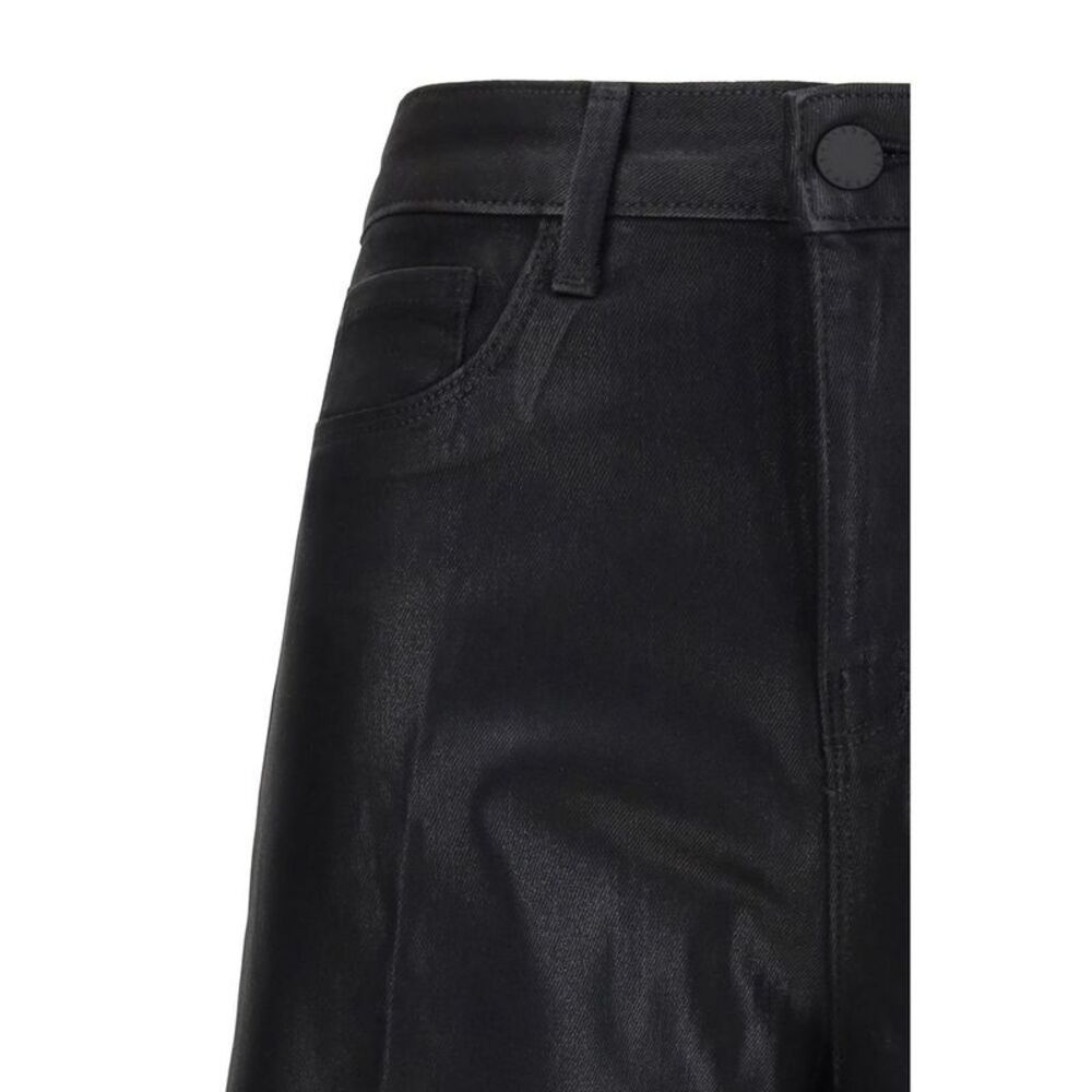 L'Agence Black Cotton Jeans Women's Denim - Picture 3 of 3